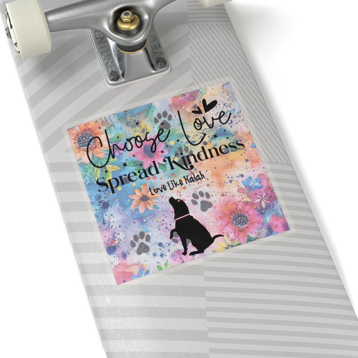 Choose Love, Spread Kindness, Kiss-Cut Stickers