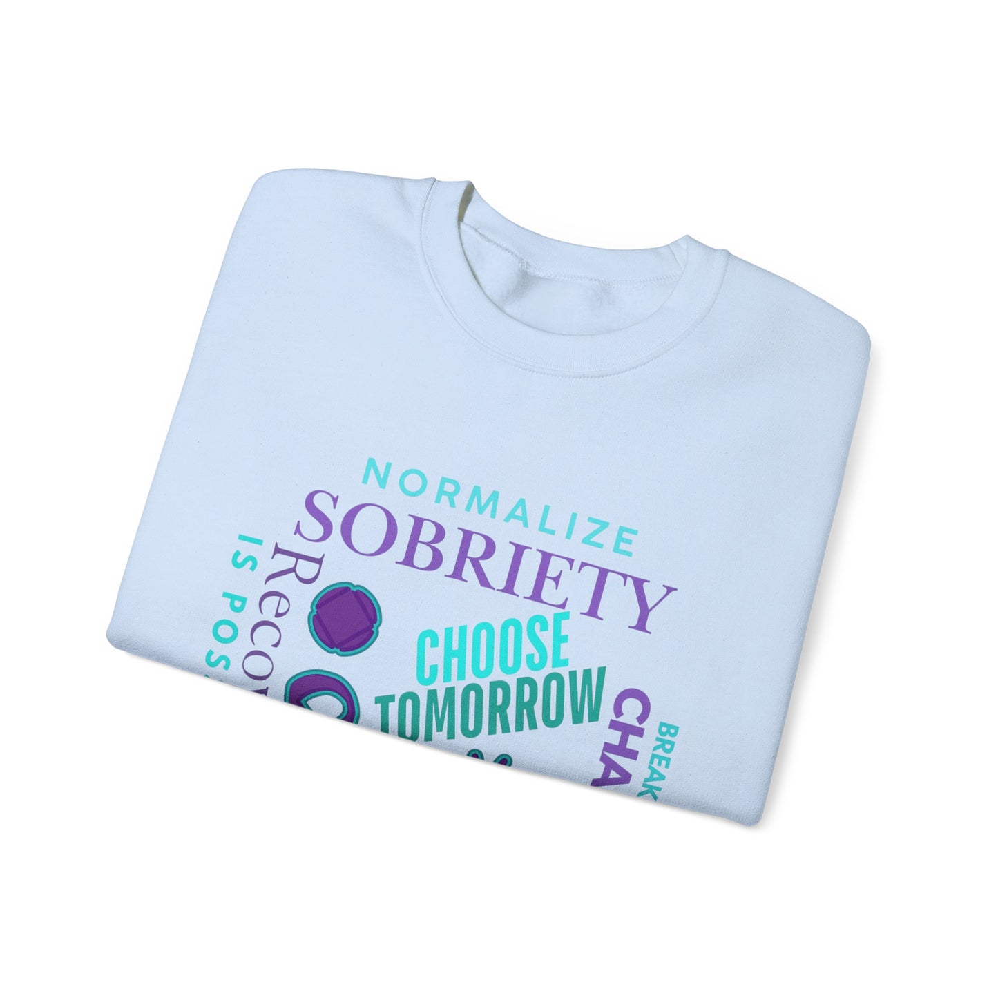 Normalize Sobriety Awareness Unisex Heavy Blend™ Crewneck Sweatshirt
