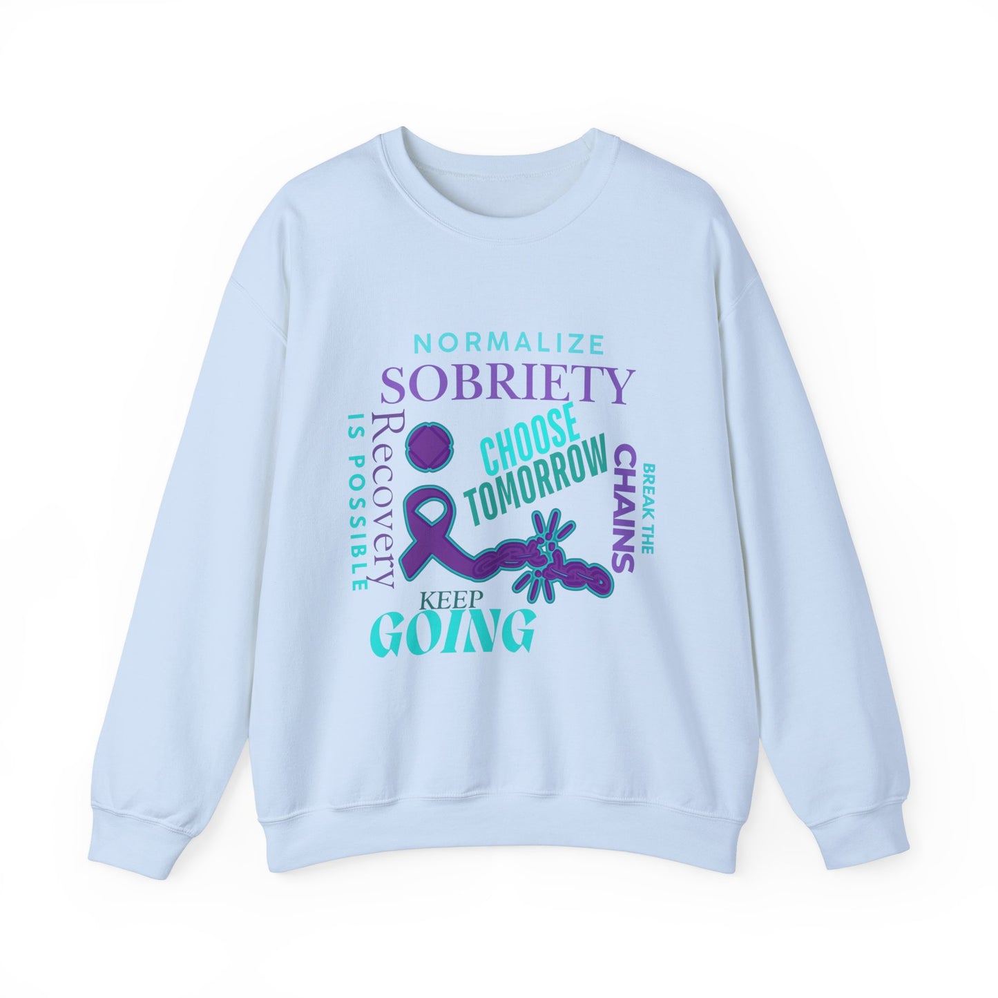 Normalize Sobriety Awareness Unisex Heavy Blend™ Crewneck Sweatshirt
