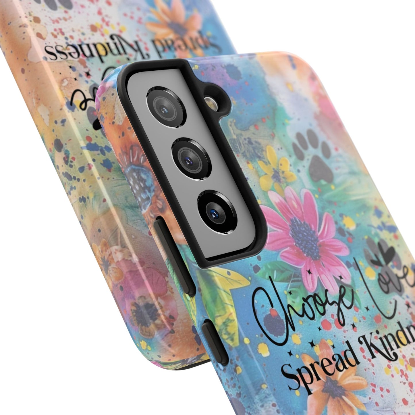 Choose Love, Spread Kindness Tough Phone Cases