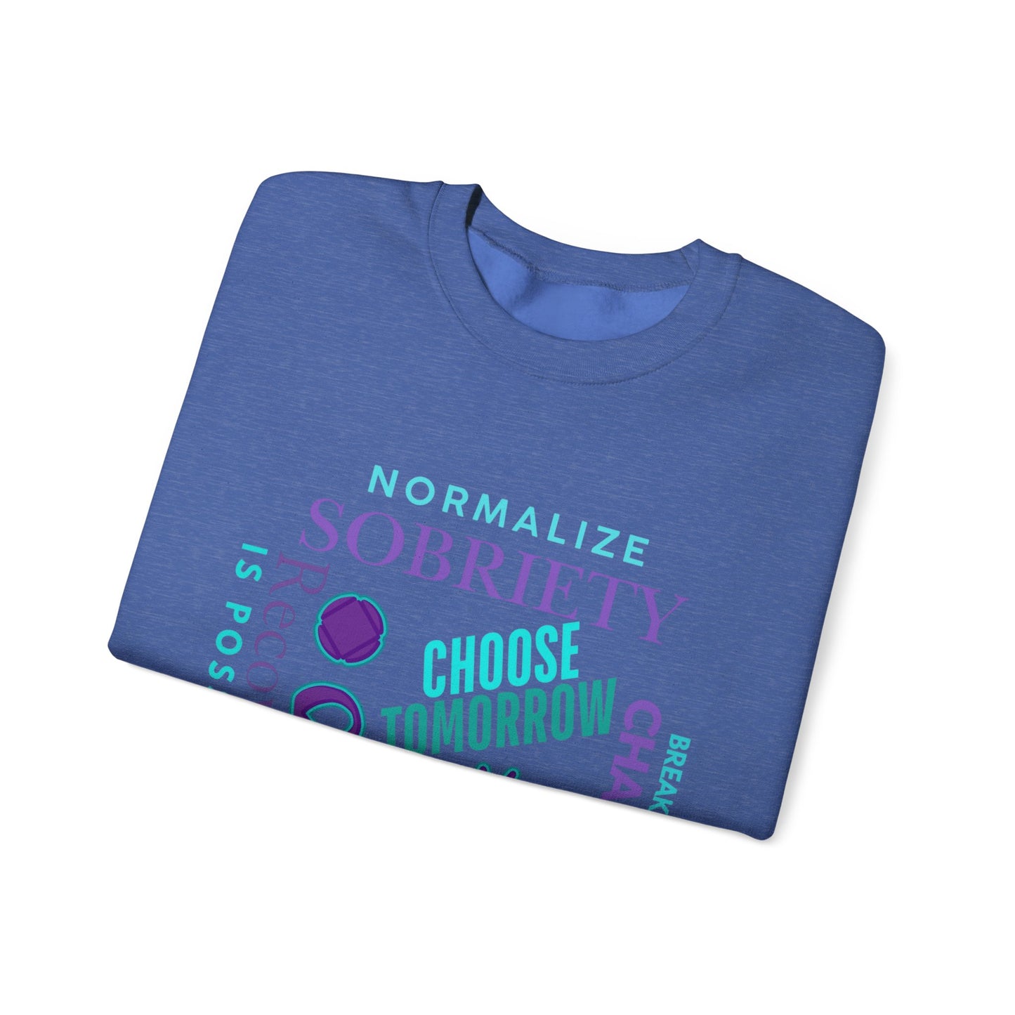 Normalize Sobriety Awareness Unisex Heavy Blend™ Crewneck Sweatshirt