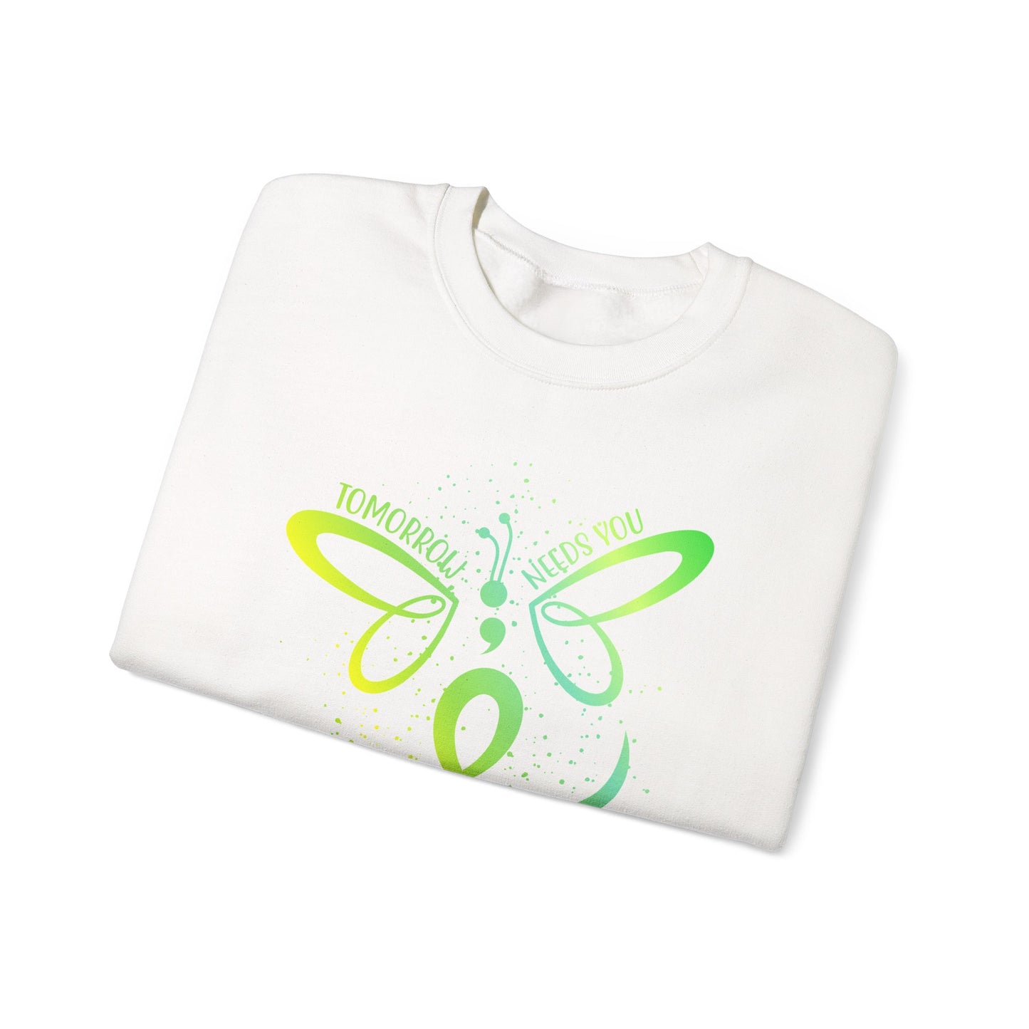 Butterfly Inspiration Crewneck Sweatshirt, Motivational Apparel