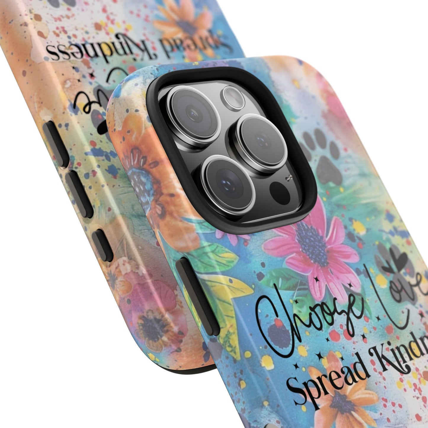 Choose Love, Spread Kindness Tough Phone Cases