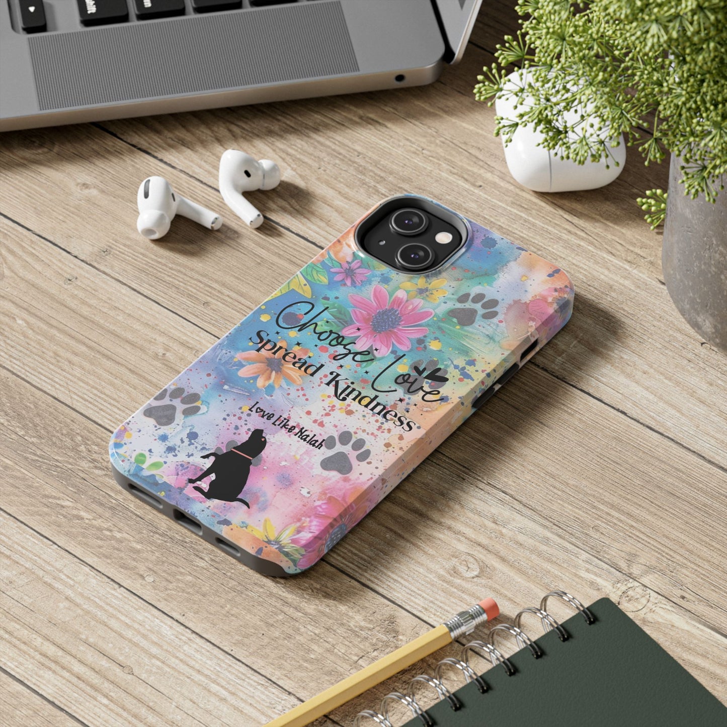 Choose Love, Spread Kindness Tough Phone Cases