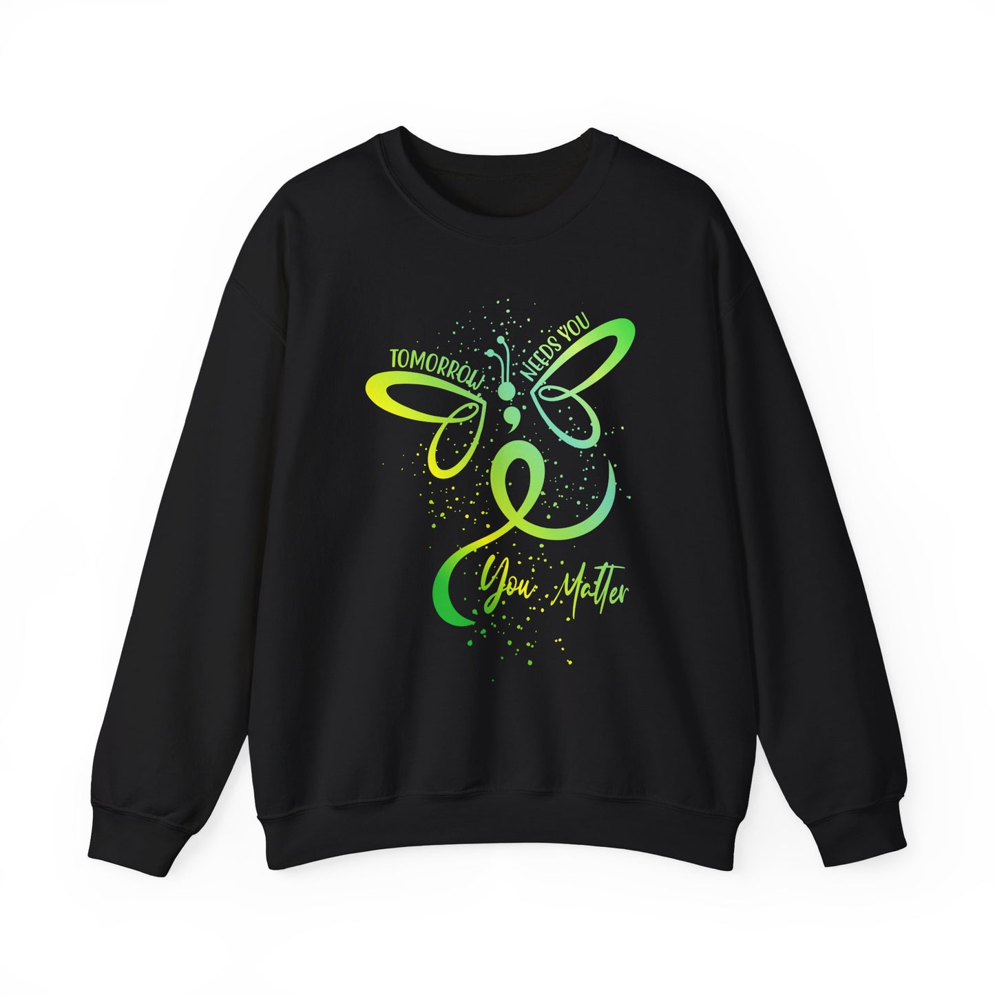 Butterfly Inspiration Crewneck Sweatshirt, Motivational Apparel
