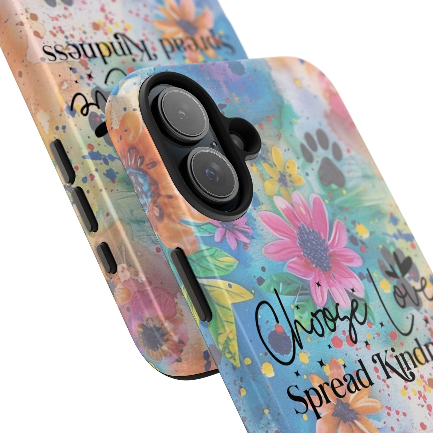 Choose Love, Spread Kindness Tough Phone Cases