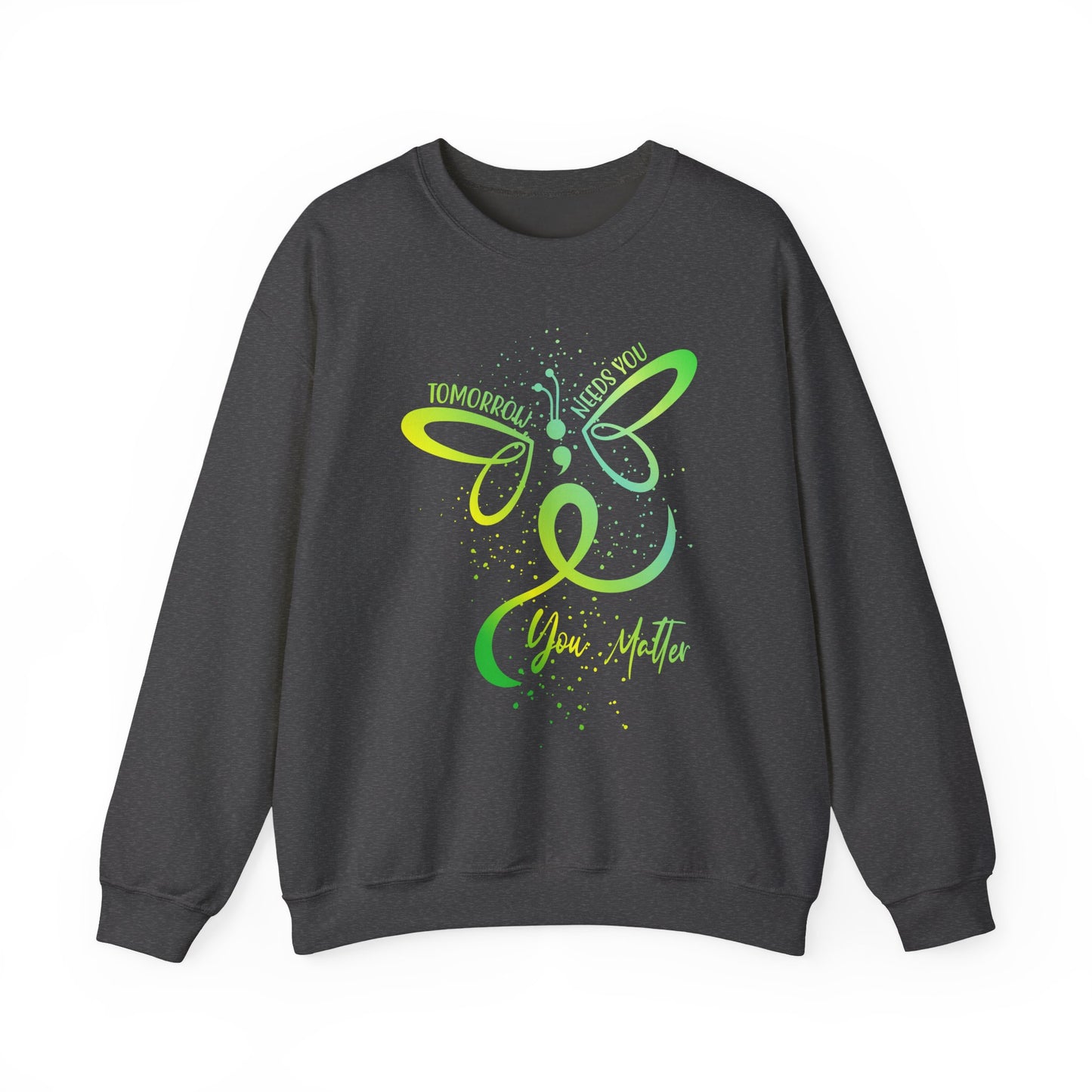 Butterfly Inspiration Crewneck Sweatshirt, Motivational Apparel