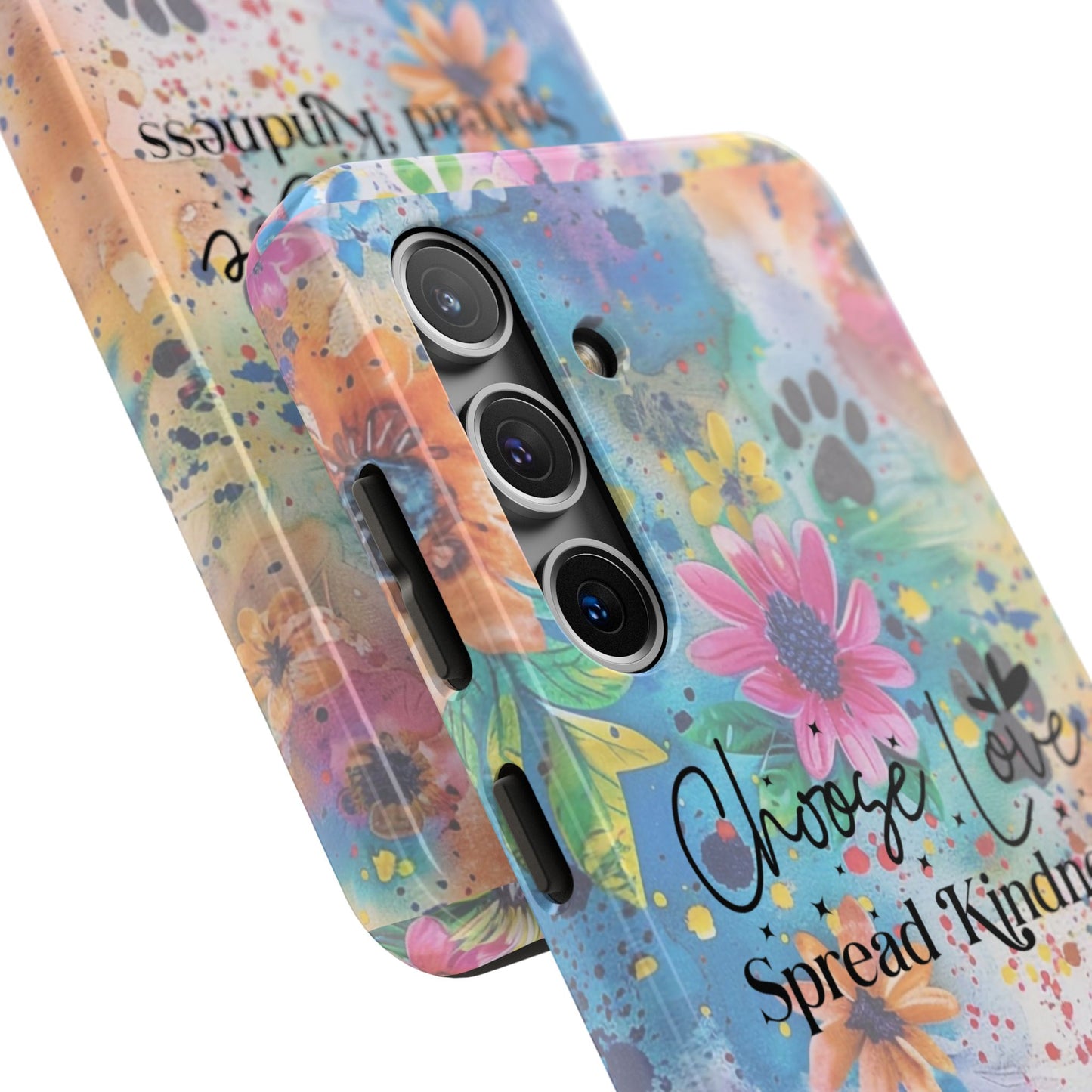 Choose Love, Spread Kindness Tough Phone Cases