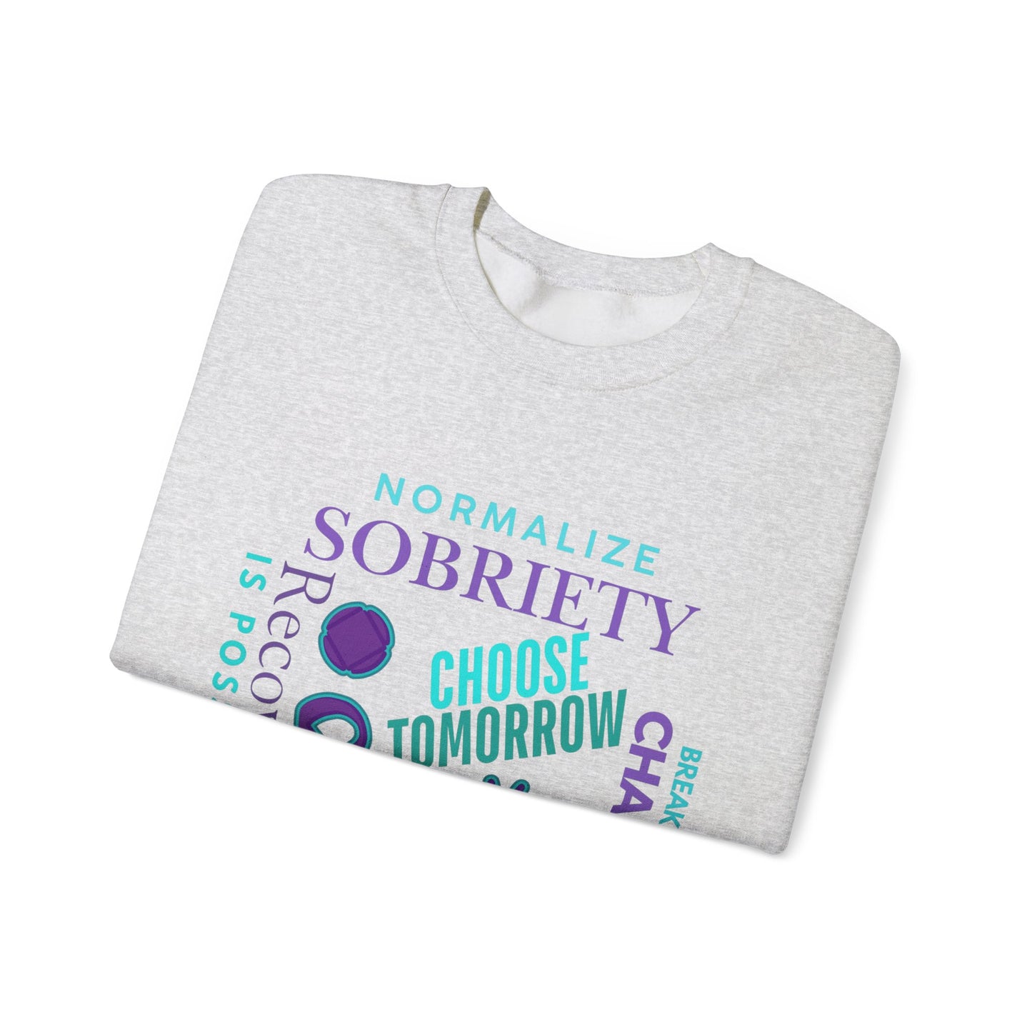 Normalize Sobriety Awareness Unisex Heavy Blend™ Crewneck Sweatshirt