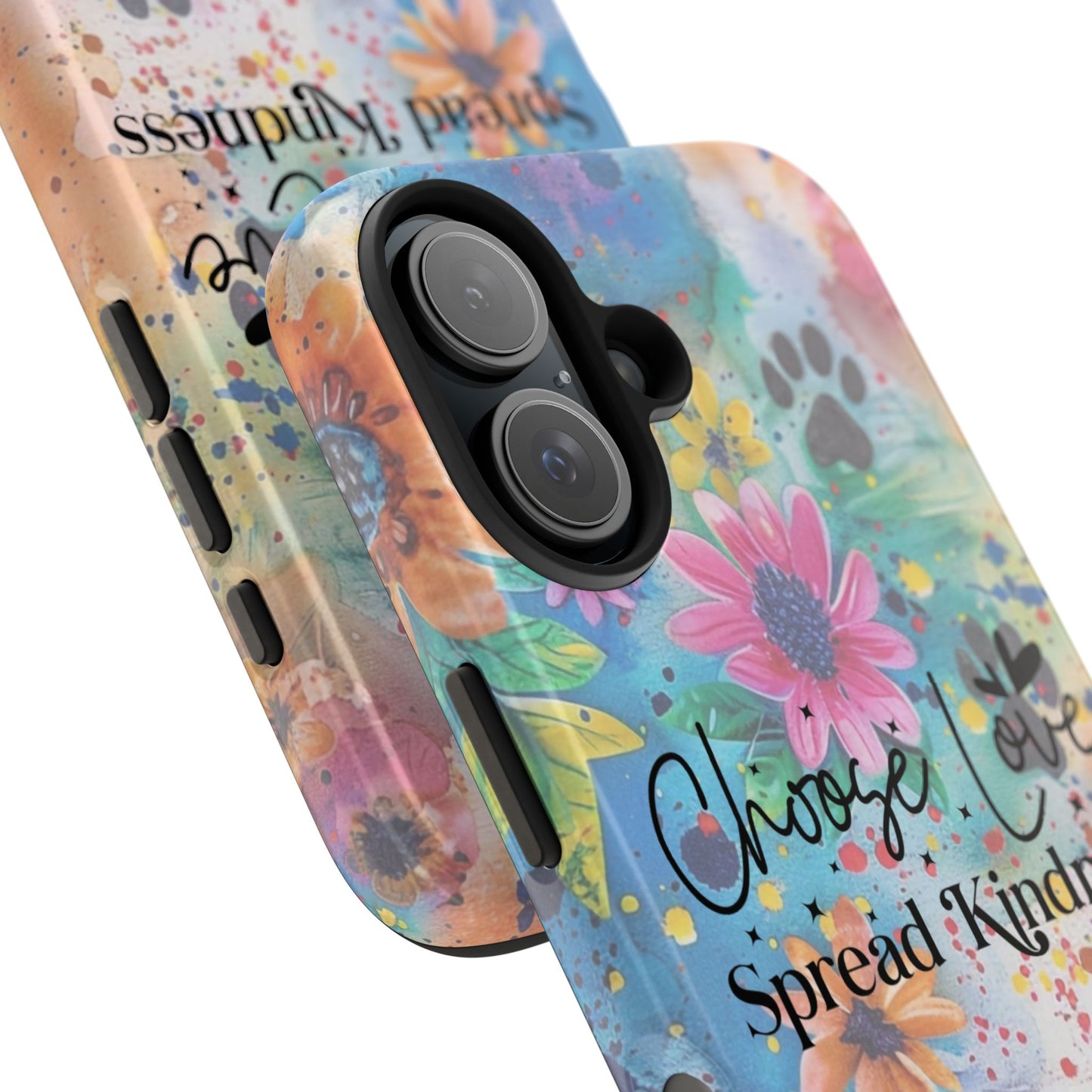 Choose Love, Spread Kindness Tough Phone Cases
