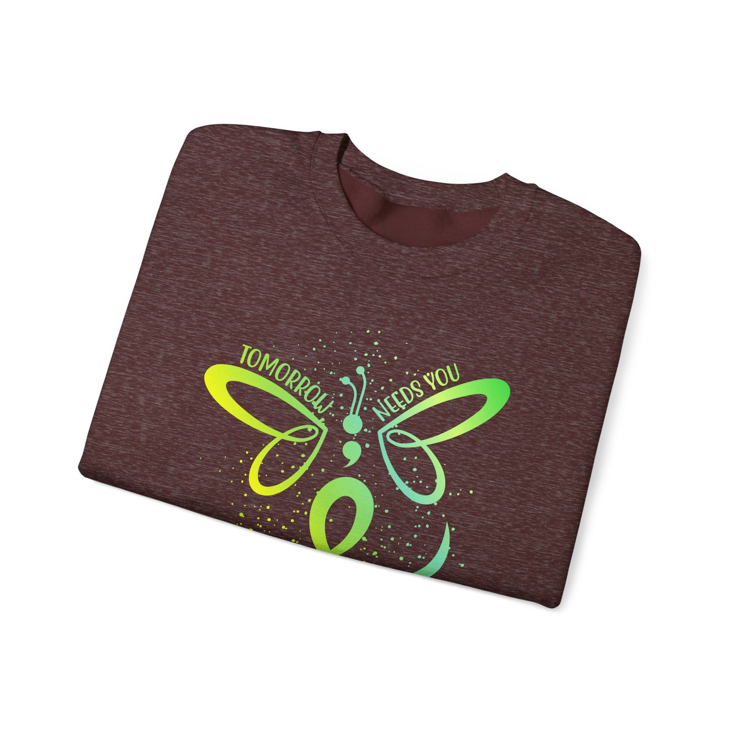 Butterfly Inspiration Crewneck Sweatshirt, Motivational Apparel