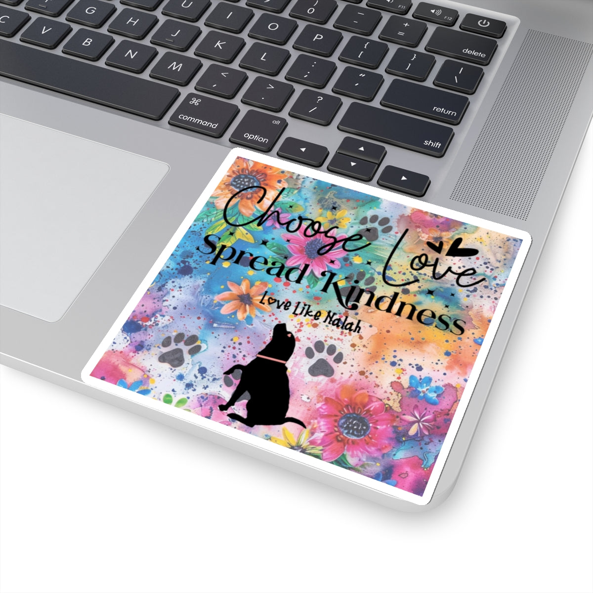 Choose Love, Spread Kindness, Kiss-Cut Stickers