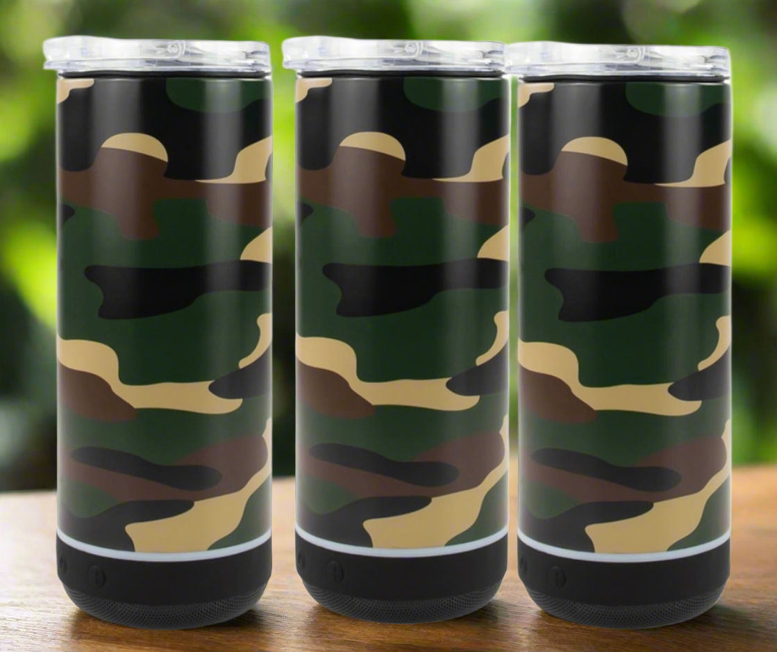 Camo 4 in 1 Speaker Can Coolie