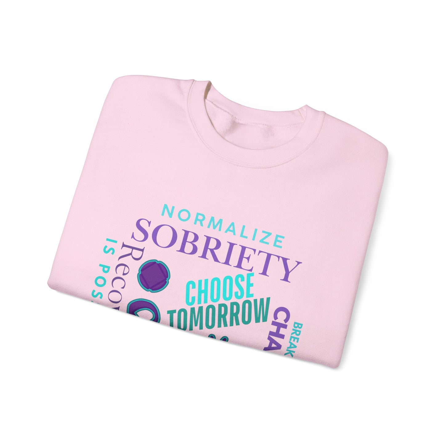 Normalize Sobriety Awareness Unisex Heavy Blend™ Crewneck Sweatshirt