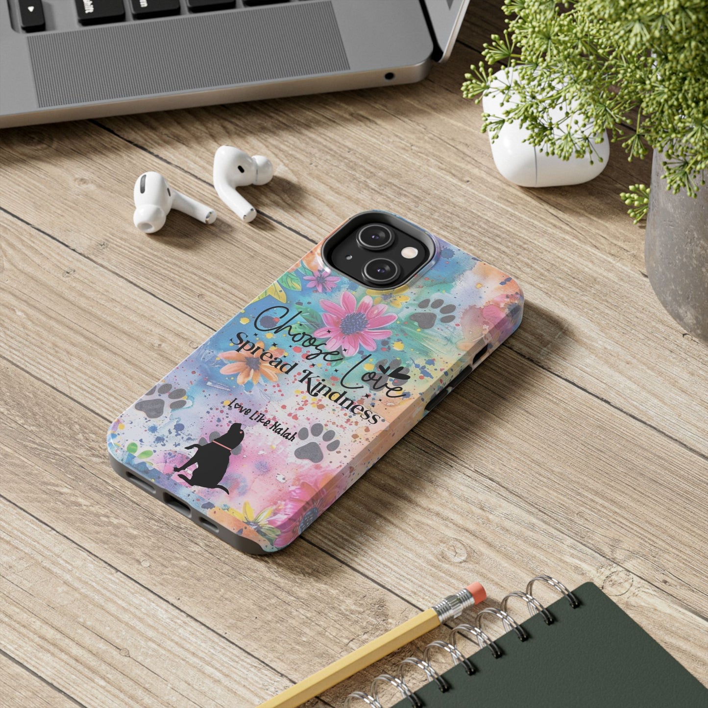 Choose Love, Spread Kindness Tough Phone Cases