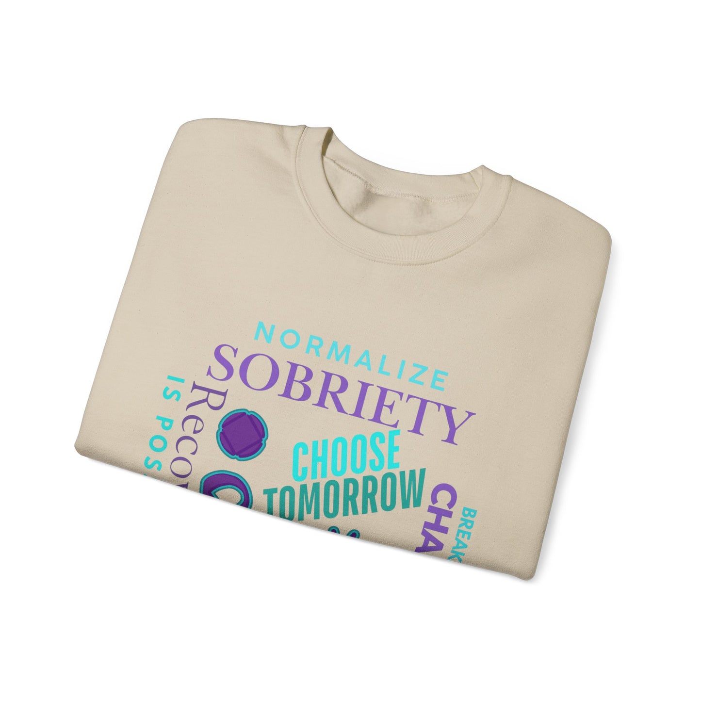 Normalize Sobriety Awareness Unisex Heavy Blend™ Crewneck Sweatshirt