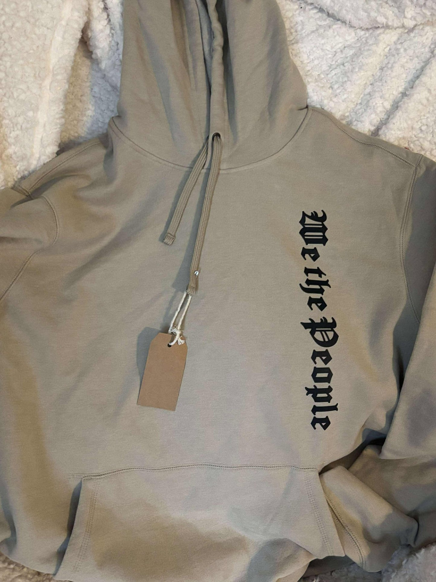 Tan, We The People hoodie, size 2Xlg
