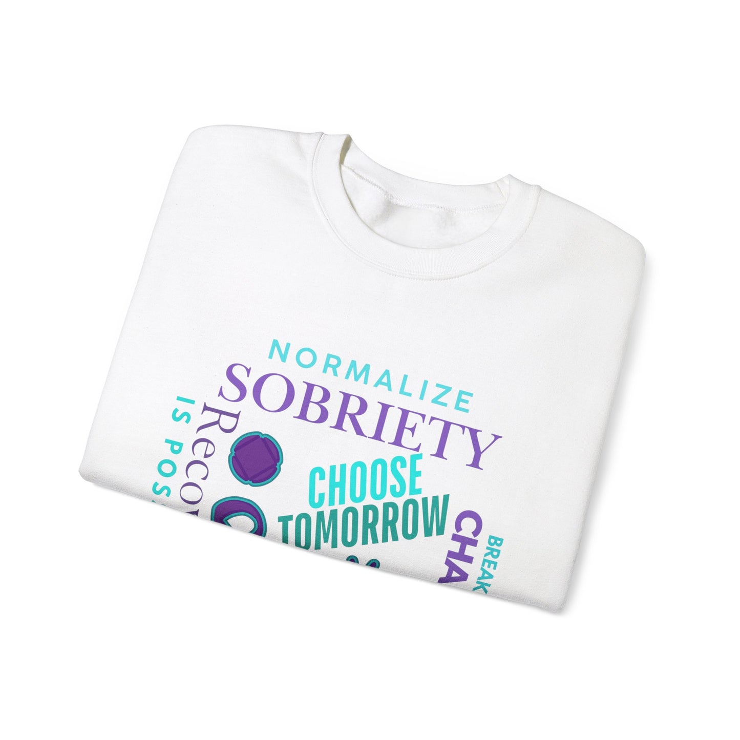 Normalize Sobriety Awareness Unisex Heavy Blend™ Crewneck Sweatshirt