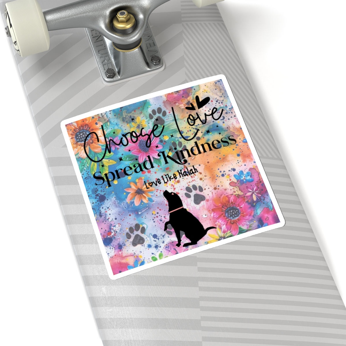 Choose Love, Spread Kindness, Kiss-Cut Stickers
