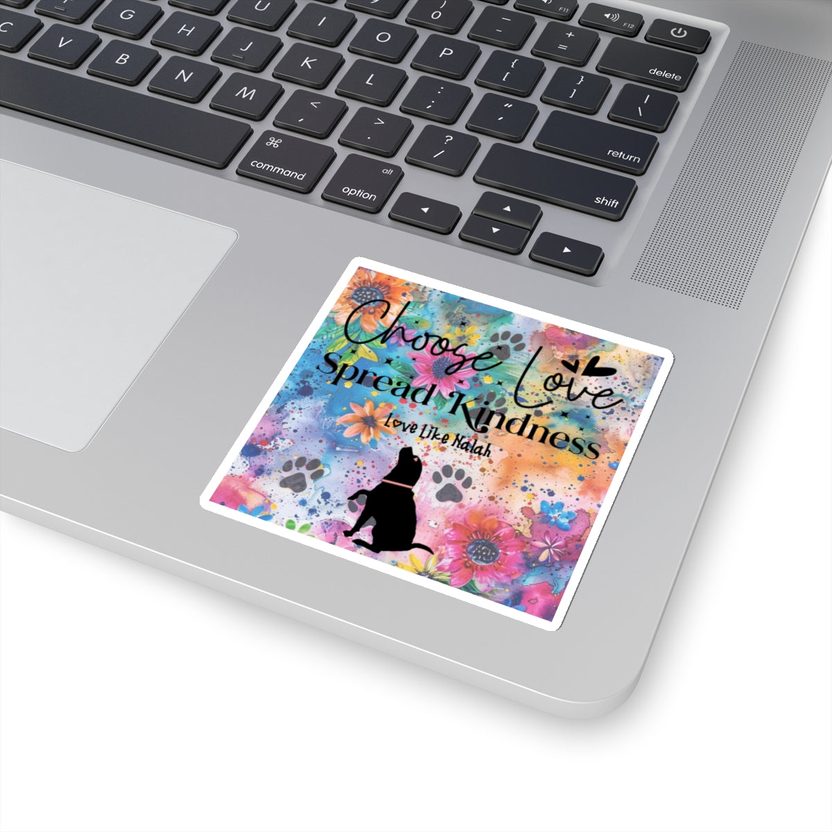 Choose Love, Spread Kindness, Kiss-Cut Stickers
