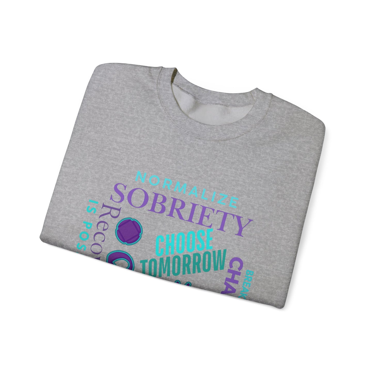 Normalize Sobriety Awareness Unisex Heavy Blend™ Crewneck Sweatshirt