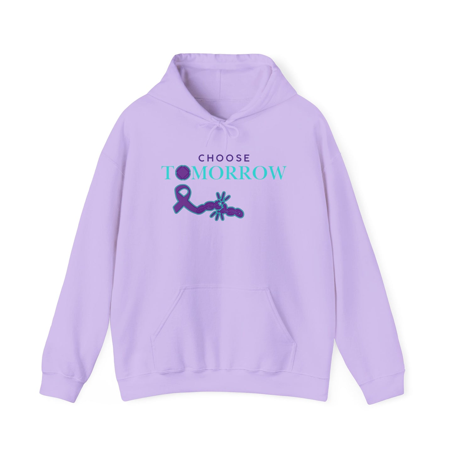 Choose Tomorrow Unisex Hooded Sweatshirt - Inspirational & Supportive