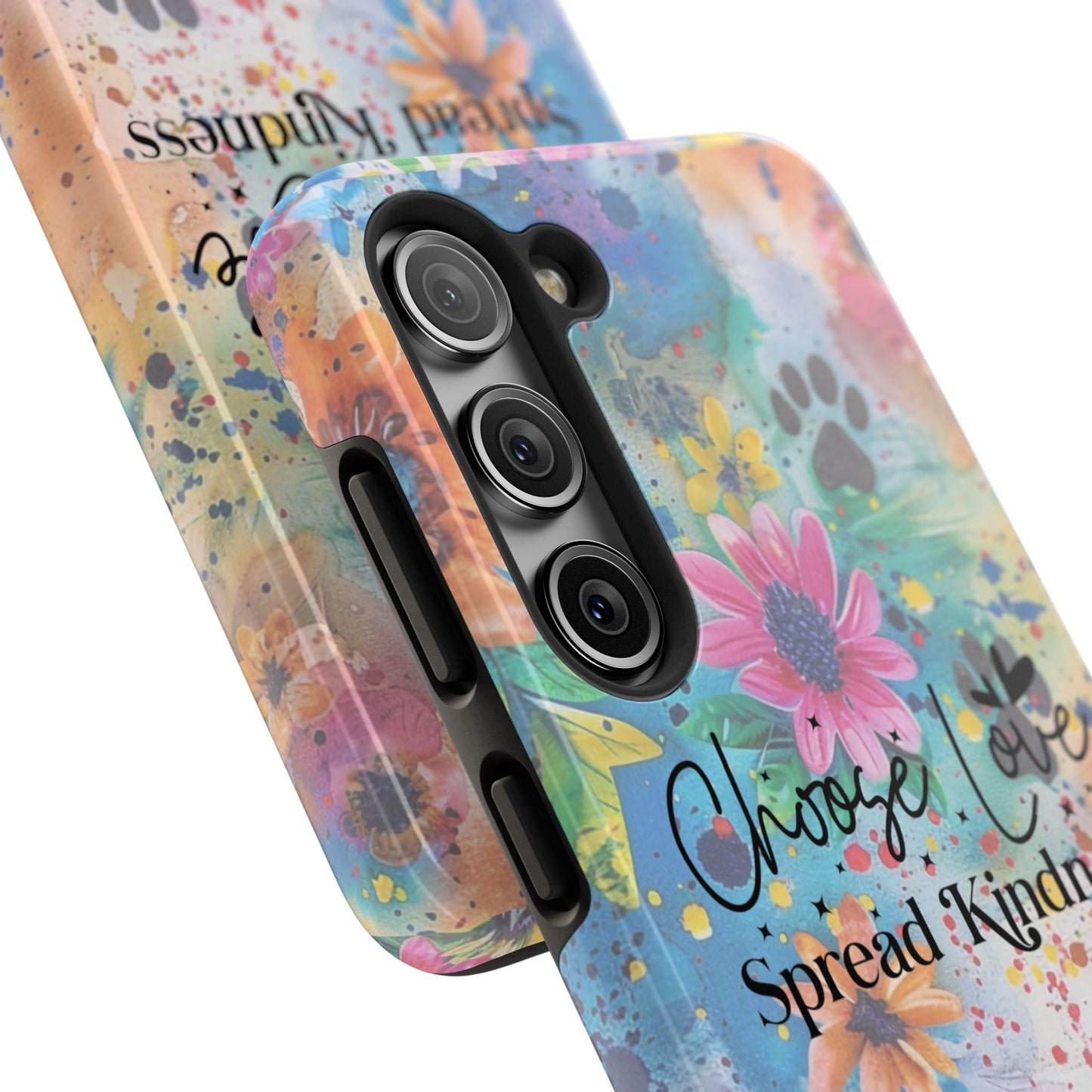 Choose Love, Spread Kindness Tough Phone Cases
