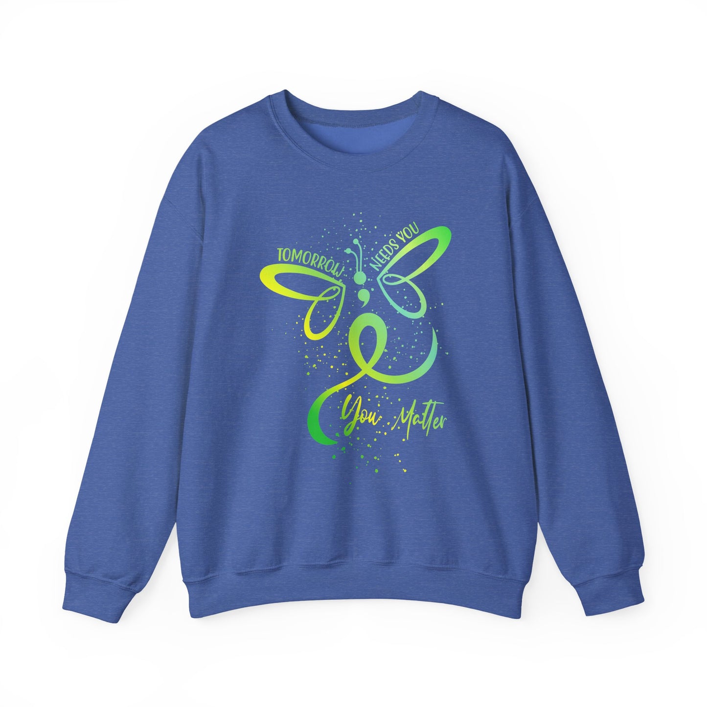Butterfly Inspiration Crewneck Sweatshirt, Motivational Apparel