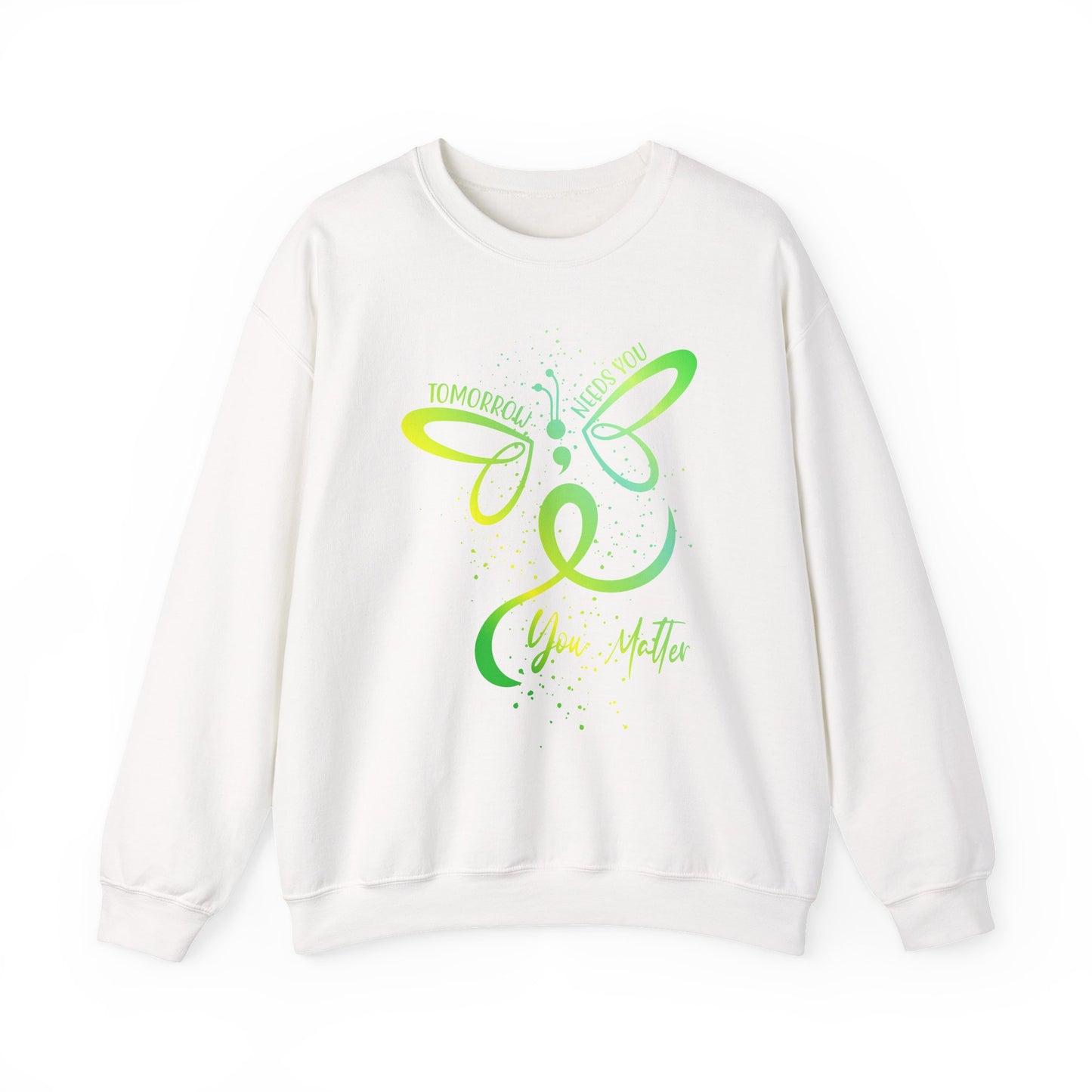 Butterfly Inspiration Crewneck Sweatshirt, Motivational Apparel