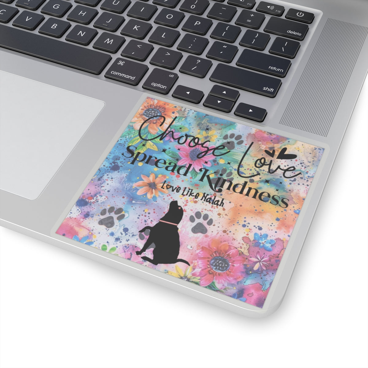 Choose Love, Spread Kindness, Kiss-Cut Stickers