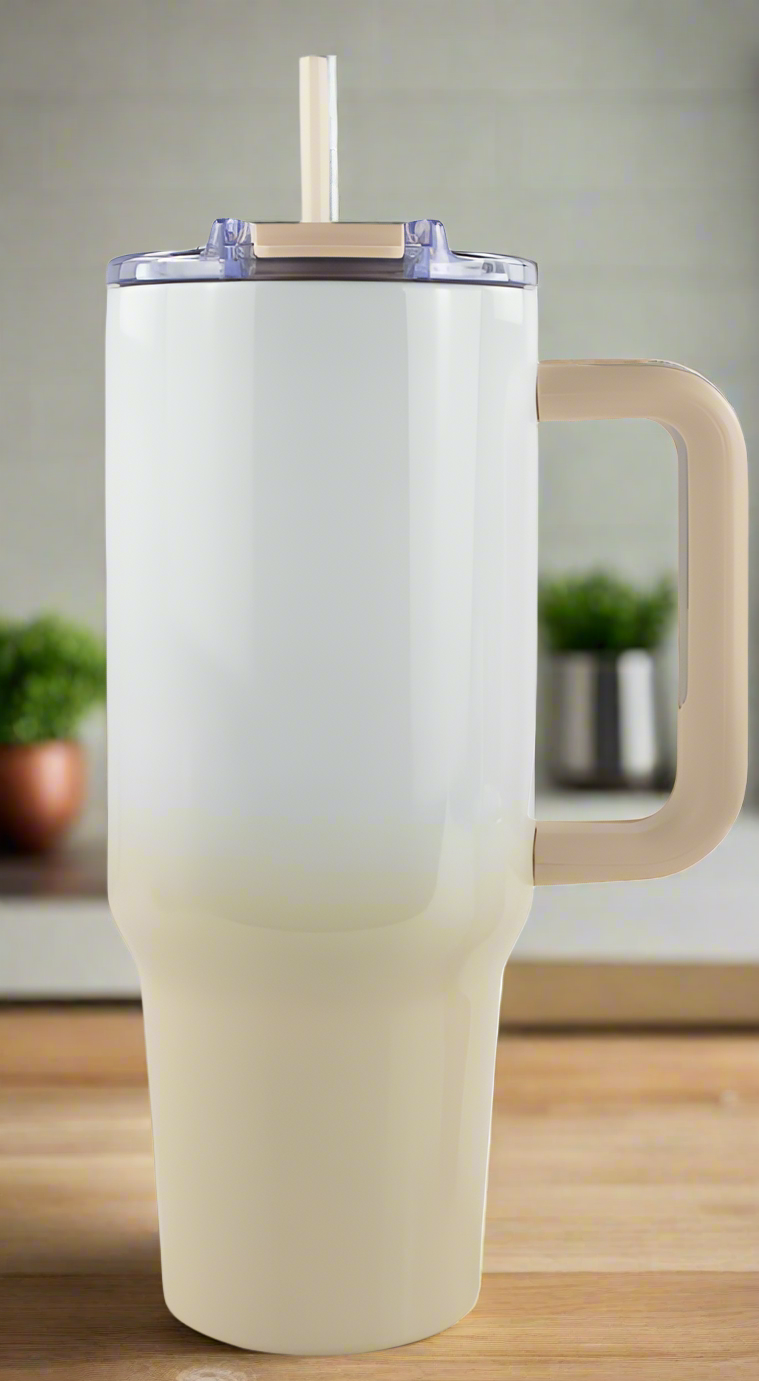 40 oz Mom floral tumbler