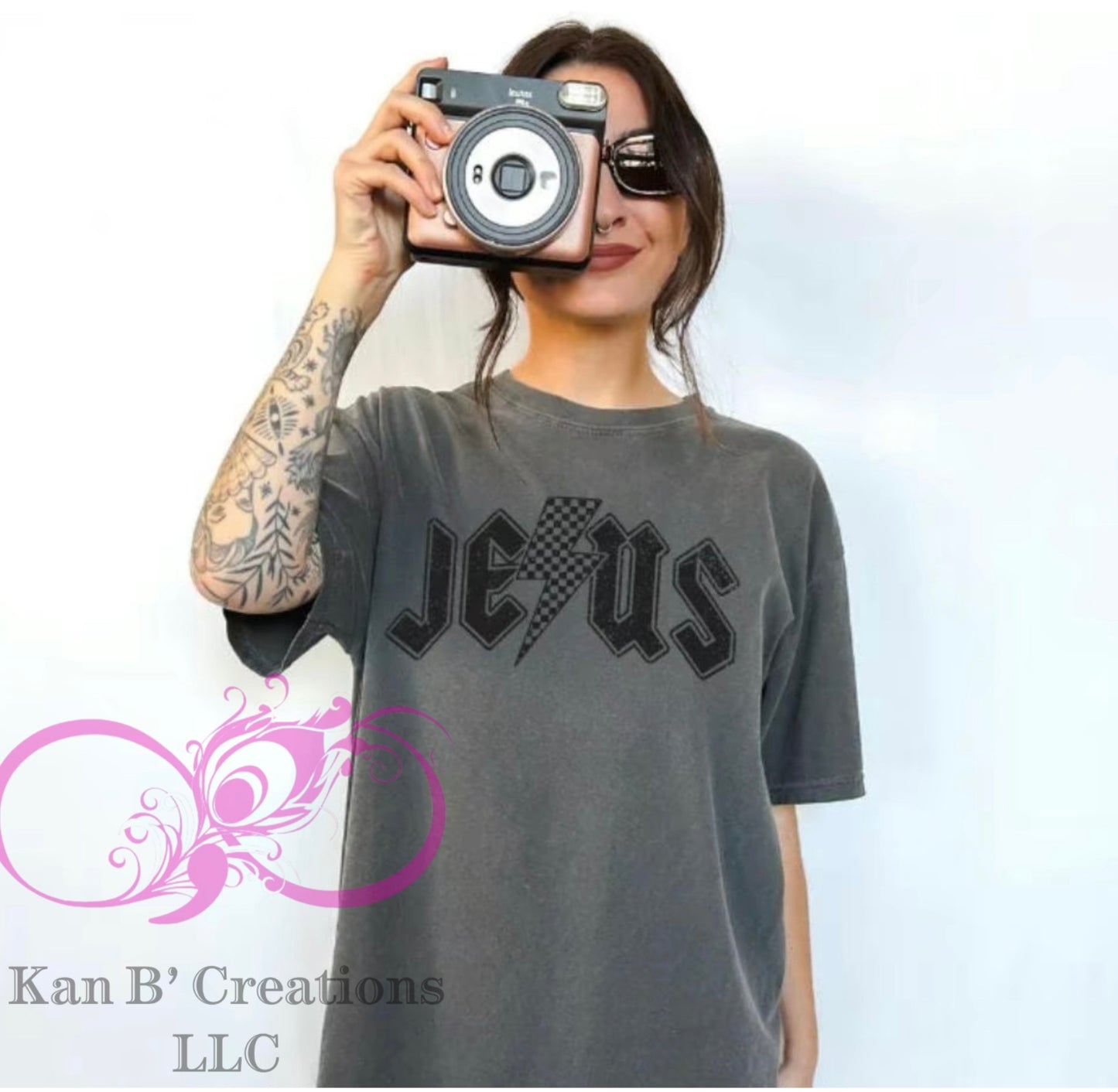Jesus Lightning bolt Tshirt
