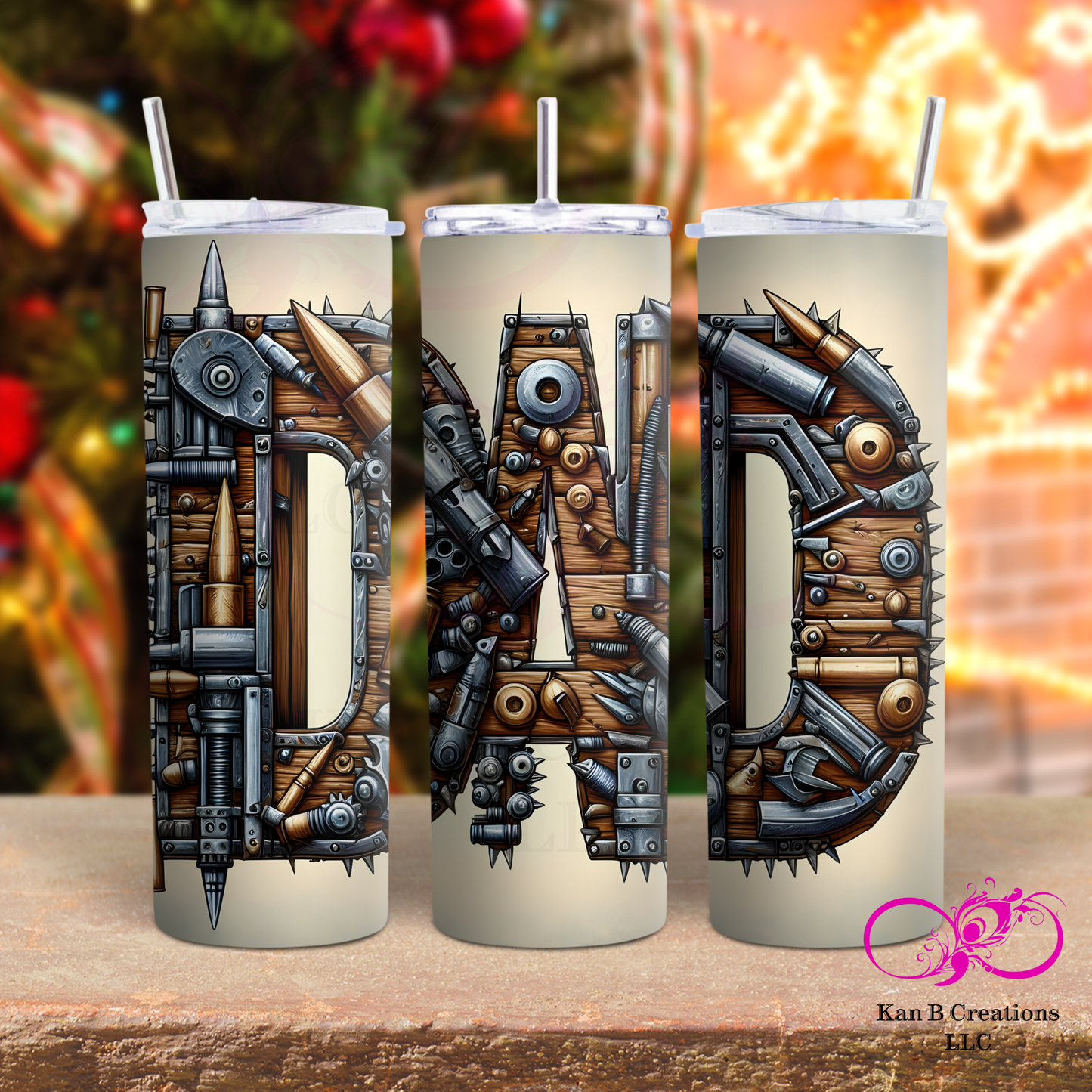 Dad ammo inside 20 oz Tumbler