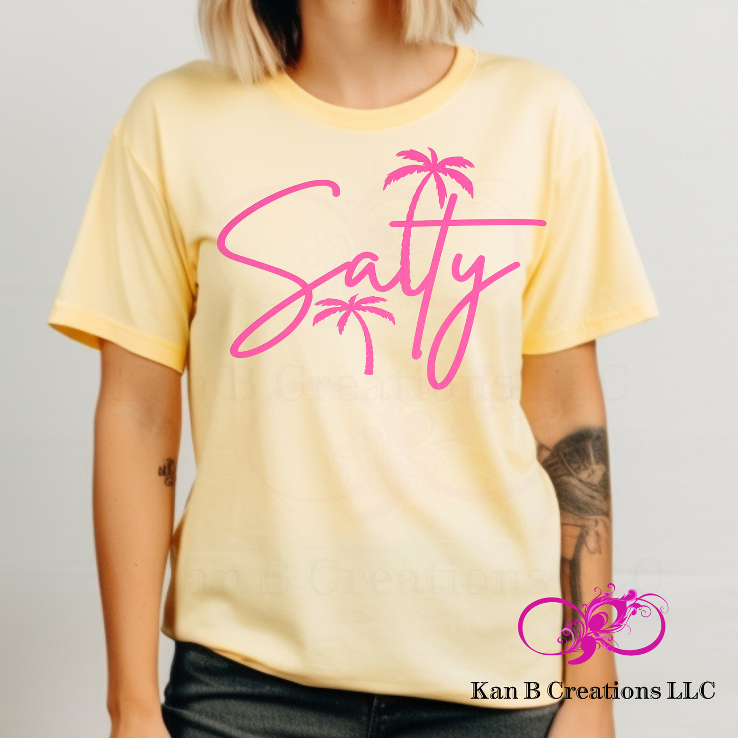 Salty, Bright Pink T-shirt