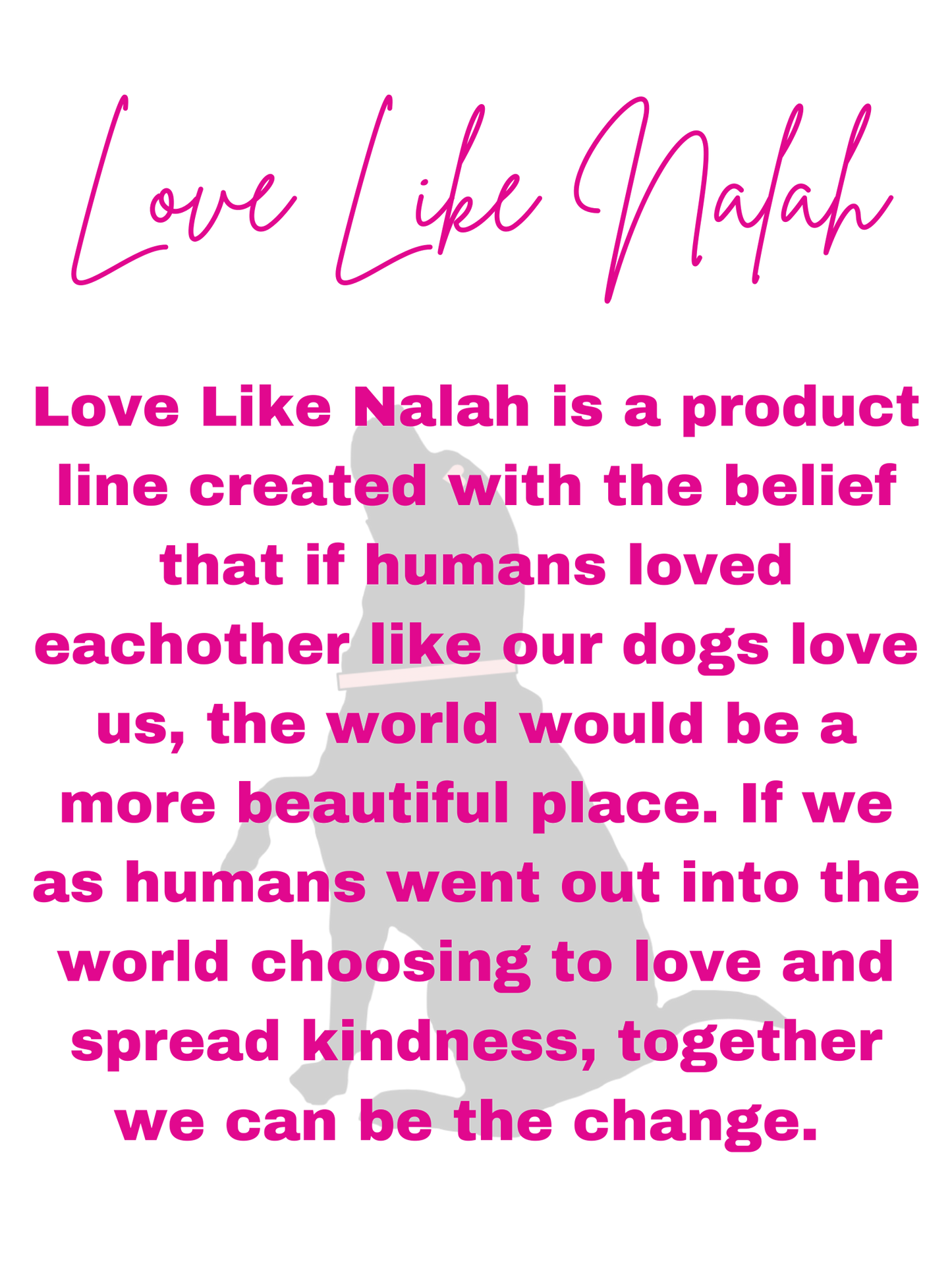 Choose Love Spread Kindness, Love Like Nalah Crewneck Sweatshirt