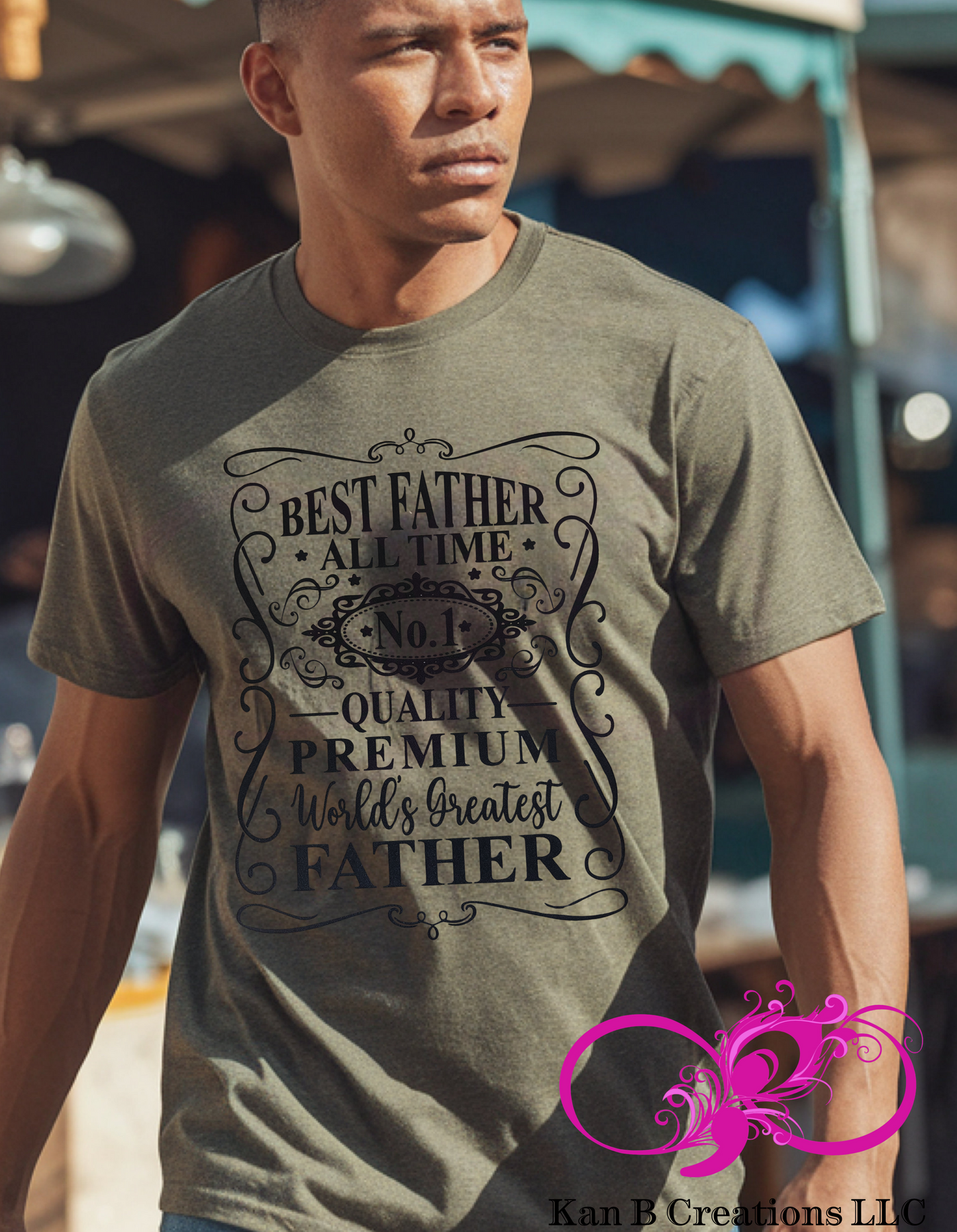 Best Father short sleeve T-shirt