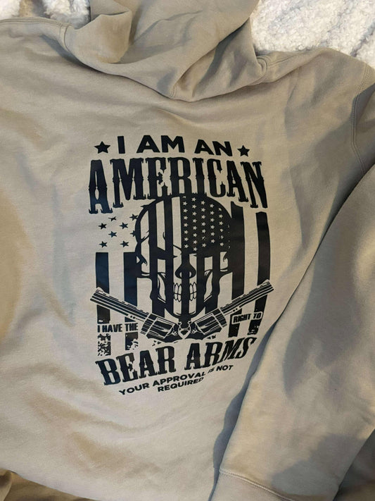 Tan, We The People hoodie, size 2Xlg