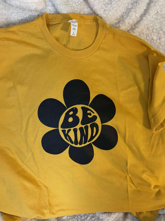 Gold, Tultex Be Kind T-shirt, Size Large