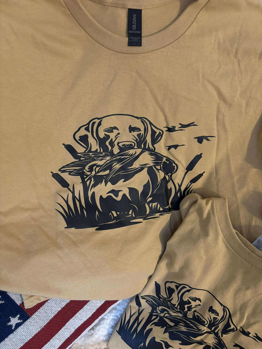 Old Gold, Lab/Duck T-shirt