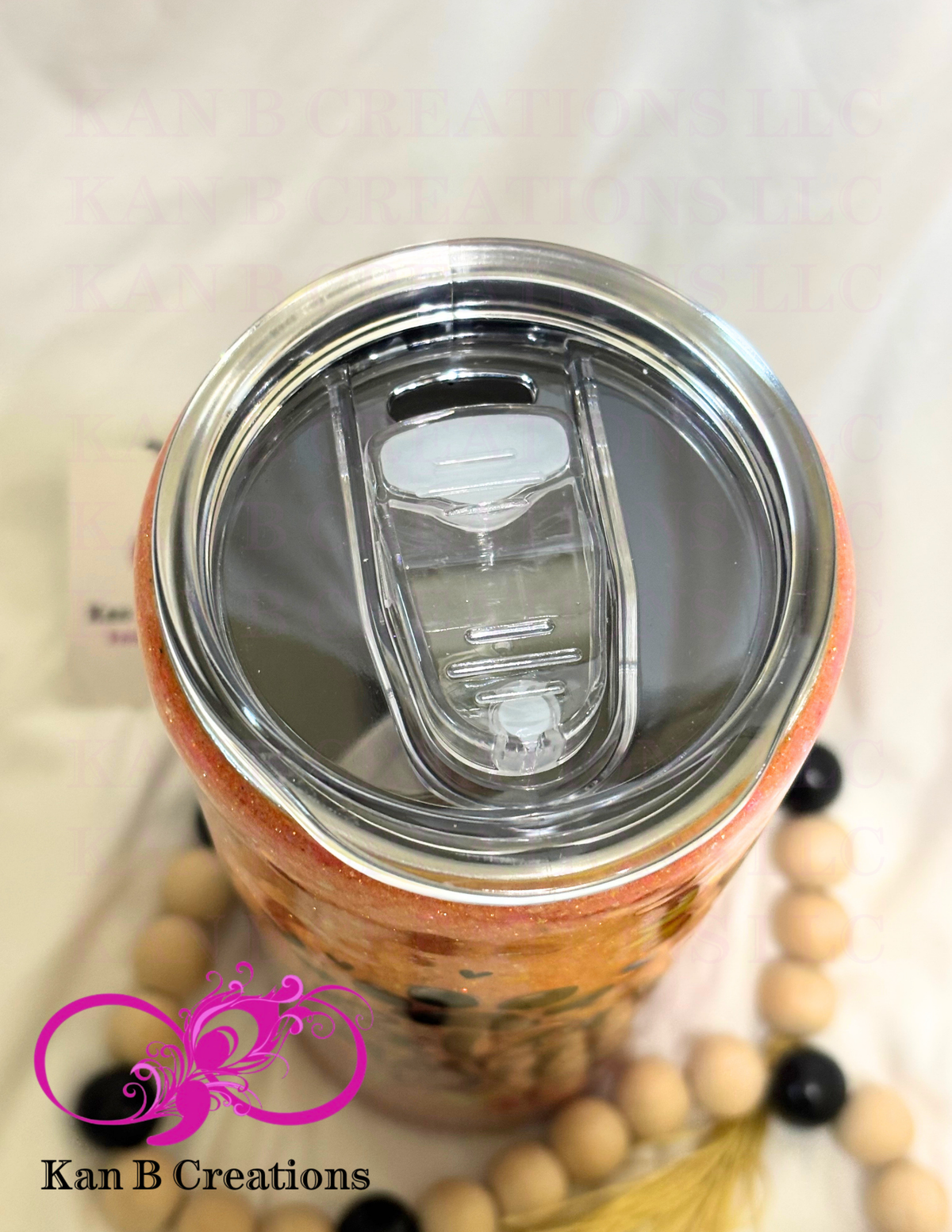 20 oz Custom Handmade Epoxy Tumbler, Custom Stainless Steel Tumbler, Stay Pawsitive