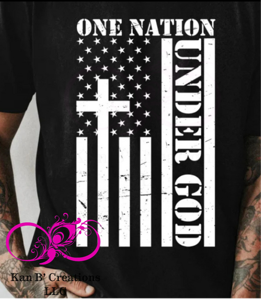 One Nation Under God short sleeve T-shirt