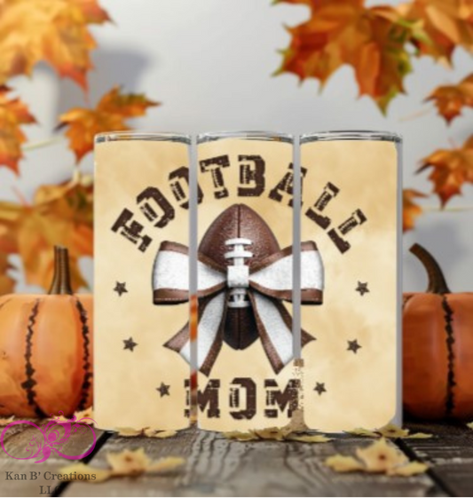 Football Mom 20 oz Tumbler