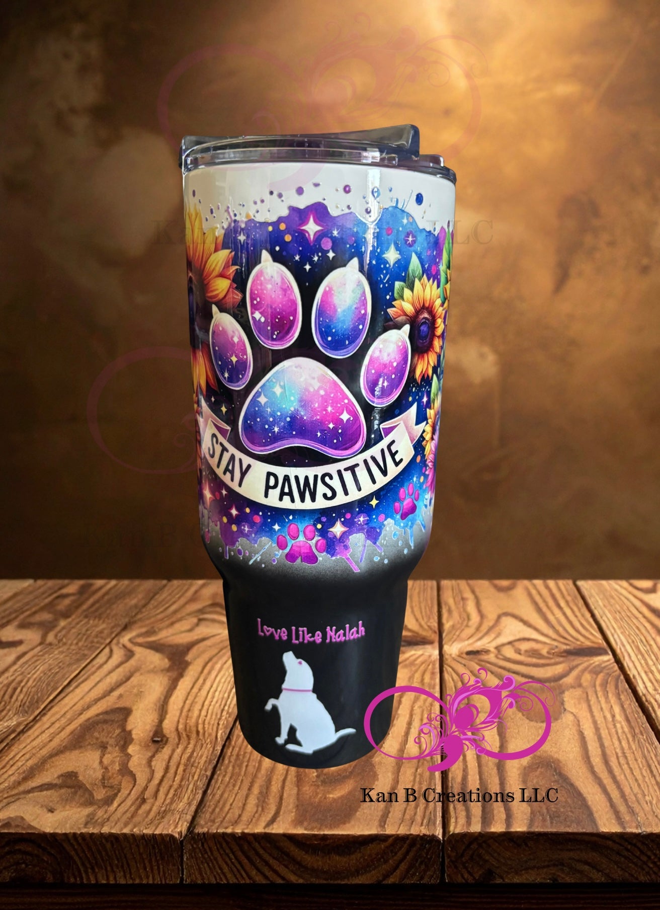 40 oz LLN Stay Pawsitive