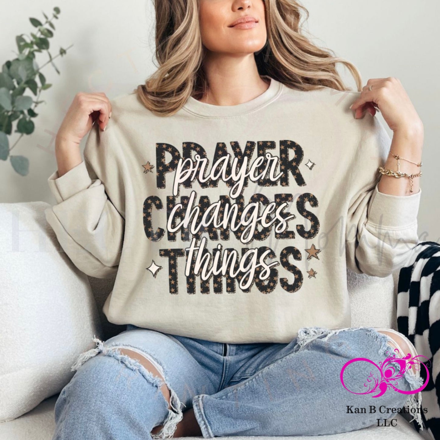 Prayer Changes Things Crewneck Sweatshirt