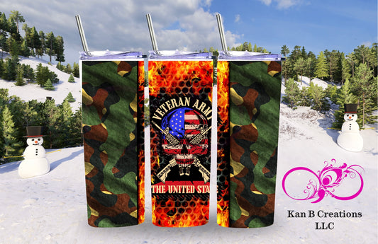 Veteran Army 20 oz Tumbler