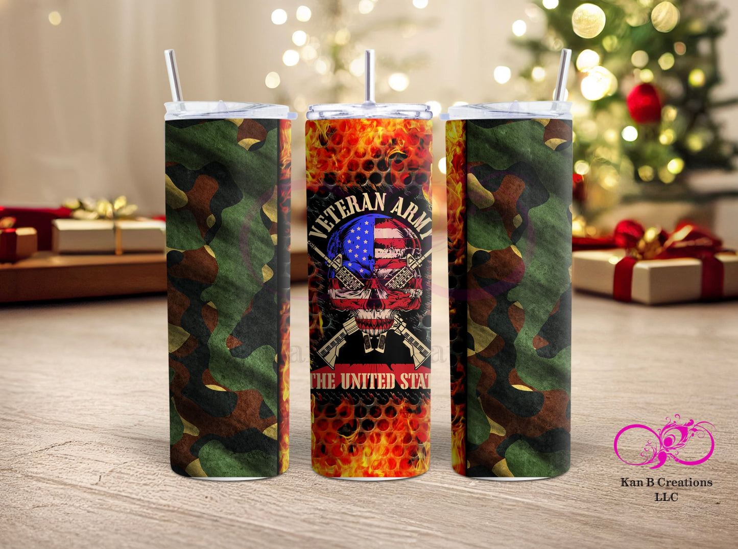 Veteran Army 20 oz Tumbler