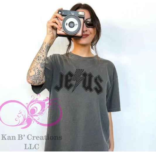 Jesus Lightning bolt Tshirt
