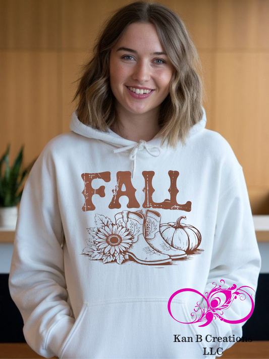 Fall Boots Hoodie