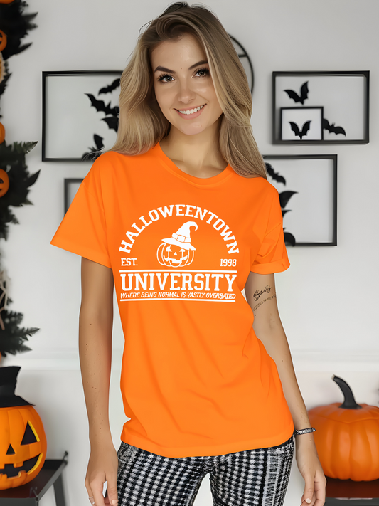 Halloween T (white print)tshirt