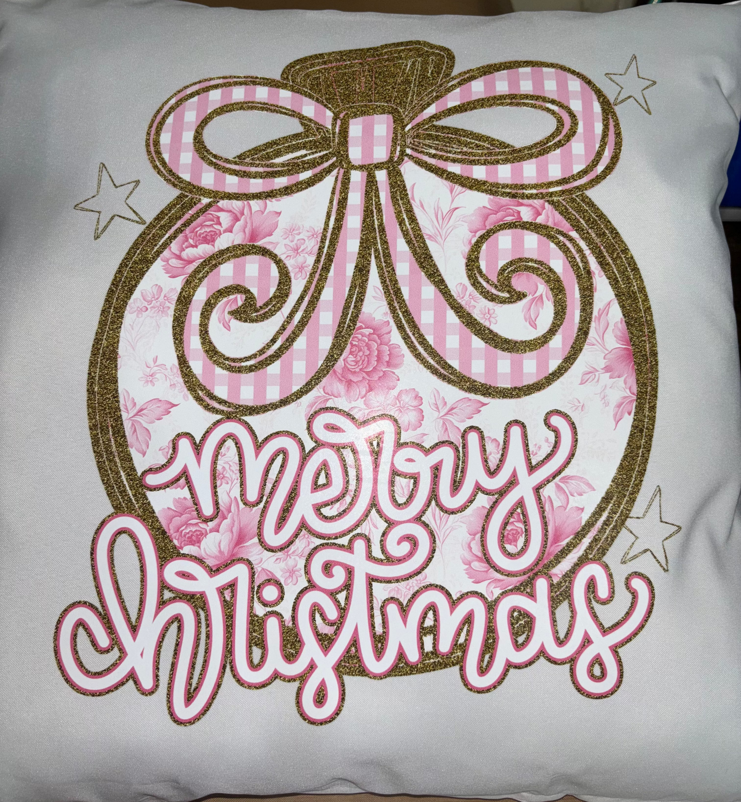 DOUBLE SIDED 18 inch throw pillow cover, WHITE